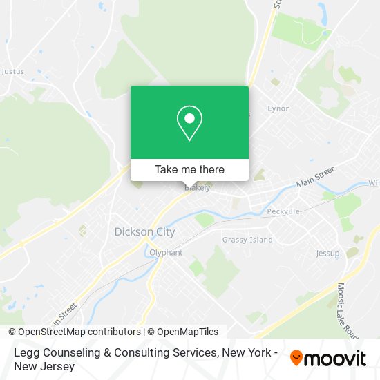 Legg Counseling & Consulting Services map