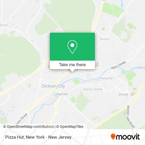 Pizza Hut map