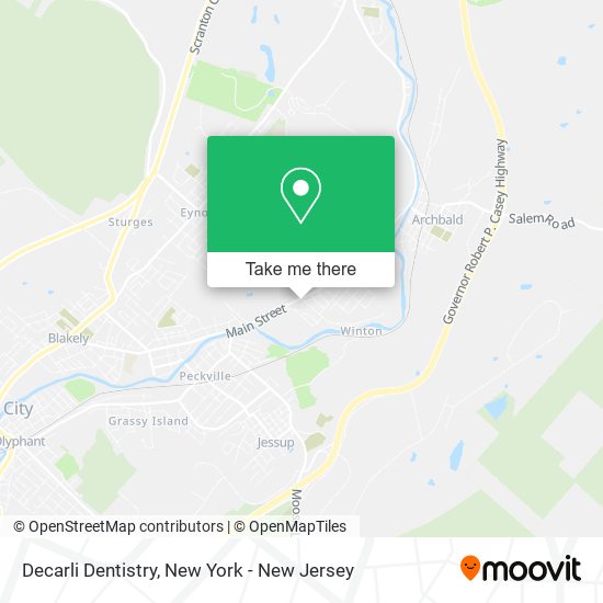 Decarli Dentistry map