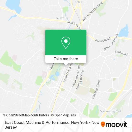 East Coast Machine & Performance map
