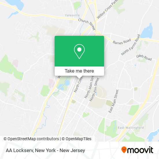 AA Lockserv map