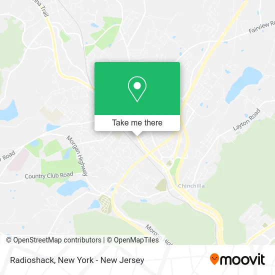 Radioshack map