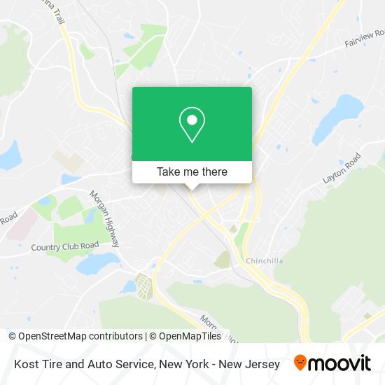 Mapa de Kost Tire and Auto Service