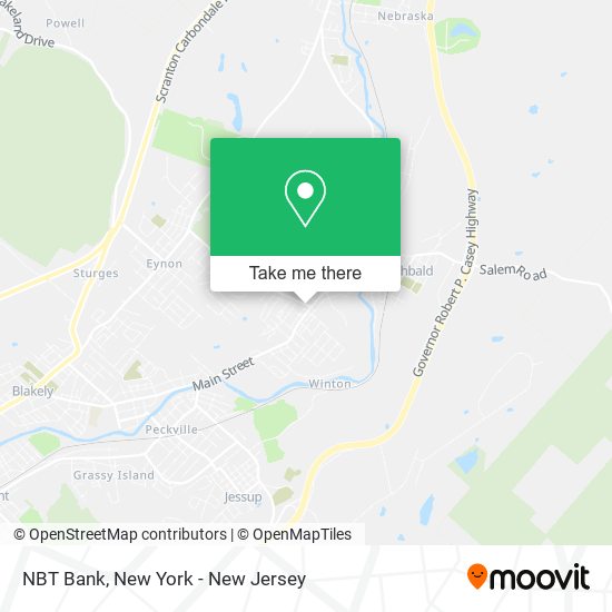 NBT Bank map