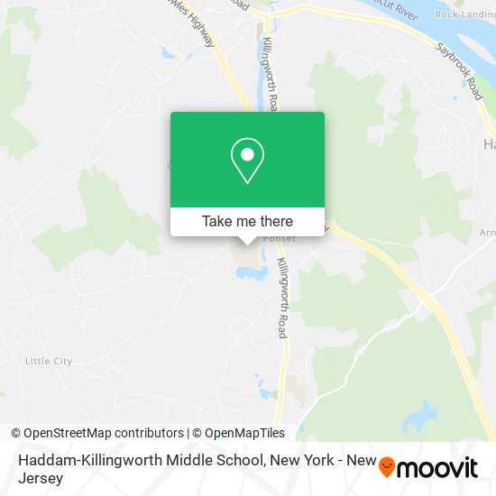 Haddam-Killingworth Middle School map