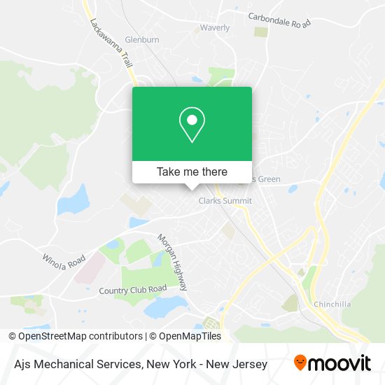 Mapa de Ajs Mechanical Services