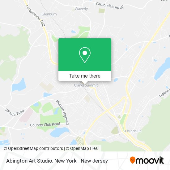 Mapa de Abington Art Studio