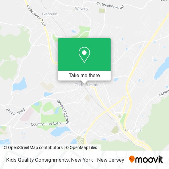 Mapa de Kids Quality Consignments