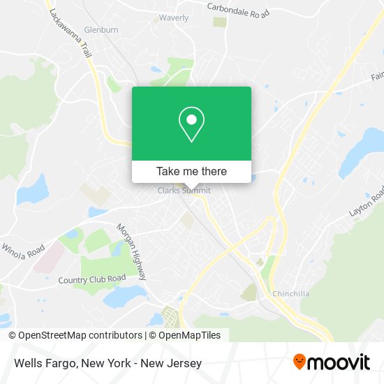 Mapa de Wells Fargo