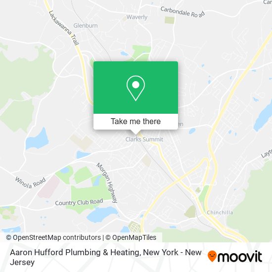 Aaron Hufford Plumbing & Heating map