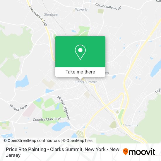 Mapa de Price Rite Painting - Clarks Summit