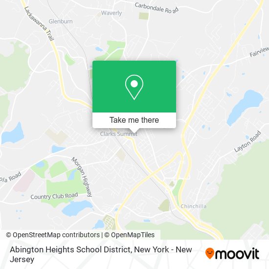 Mapa de Abington Heights School District