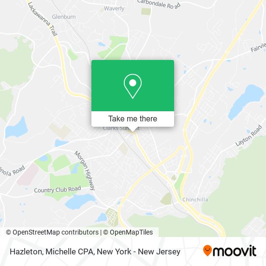 Hazleton, Michelle CPA map