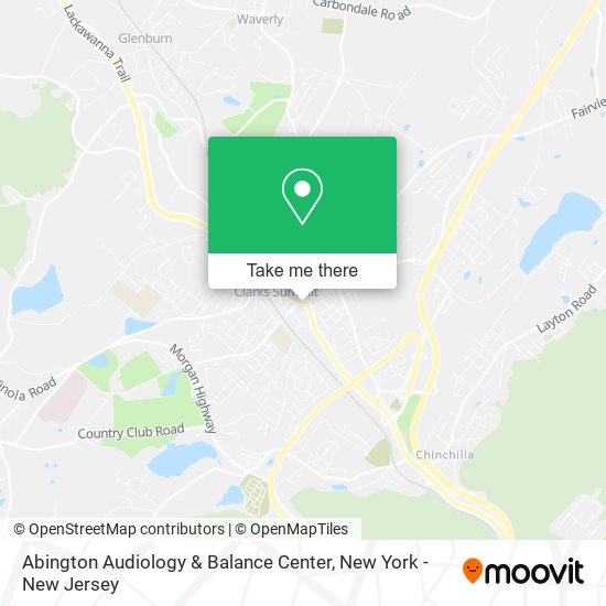 Abington Audiology & Balance Center map