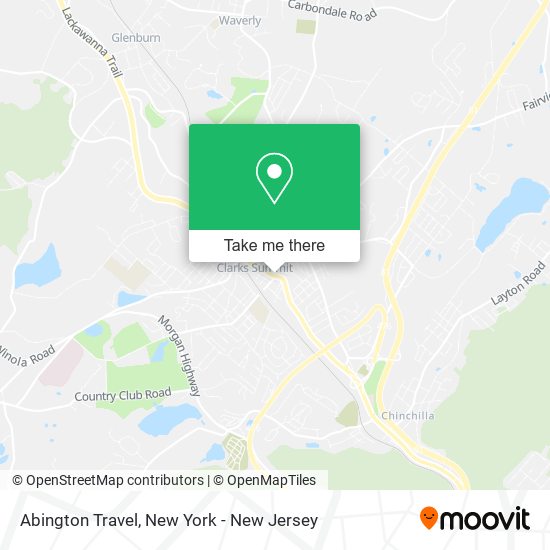Mapa de Abington Travel