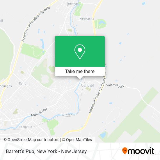 Mapa de Barrett's Pub
