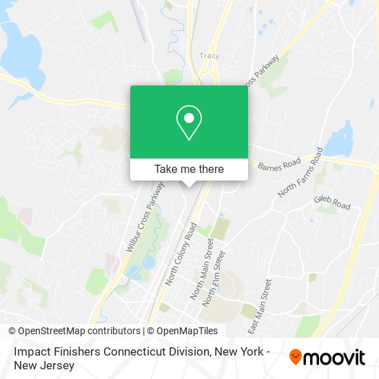 Mapa de Impact Finishers Connecticut Division