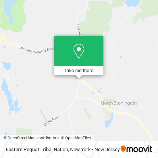Eastern Pequot Tribal Nation map