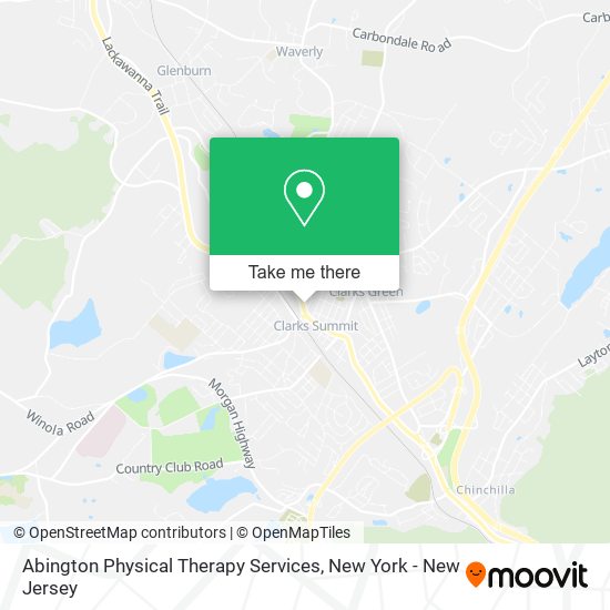 Abington Physical Therapy Services map