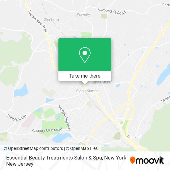 Mapa de Essential Beauty Treatments Salon & Spa