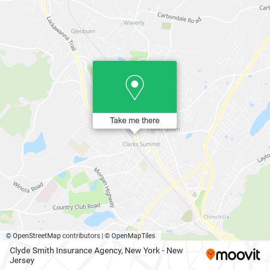 Mapa de Clyde Smith Insurance Agency
