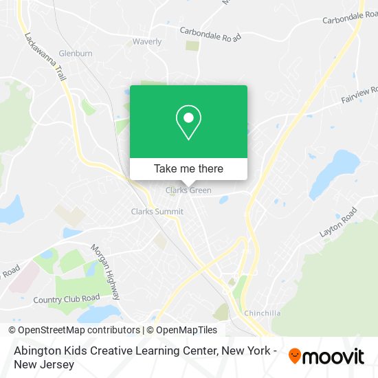 Abington Kids Creative Learning Center map