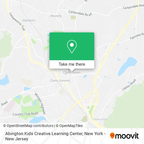 Abington Kids Creative Learning Center map