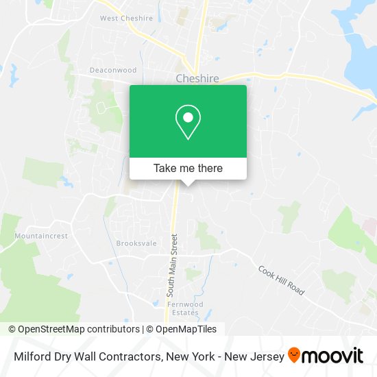 Milford Dry Wall Contractors map