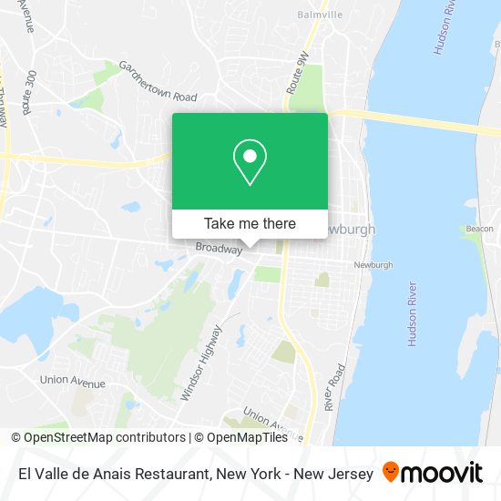 El Valle de Anais Restaurant map