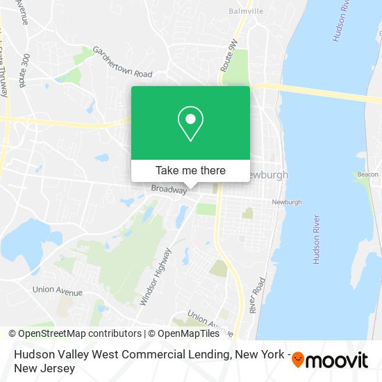 Mapa de Hudson Valley West Commercial Lending