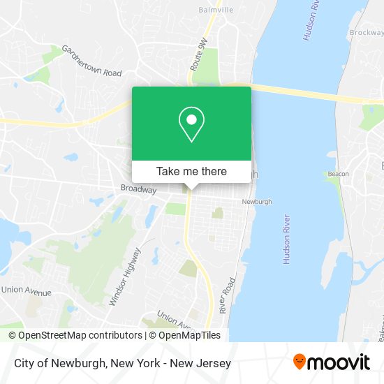 Mapa de City of Newburgh
