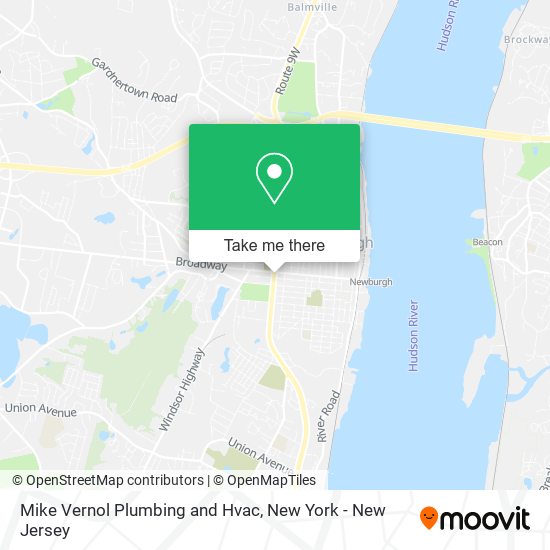Mike Vernol Plumbing and Hvac map