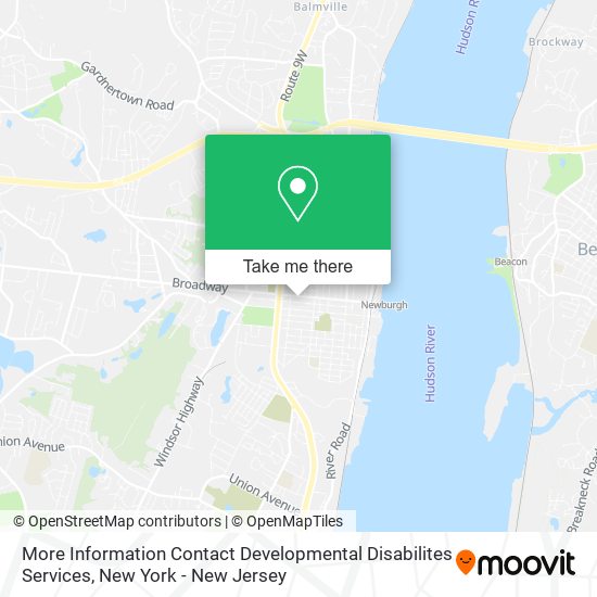 More Information Contact Developmental Disabilites Services map