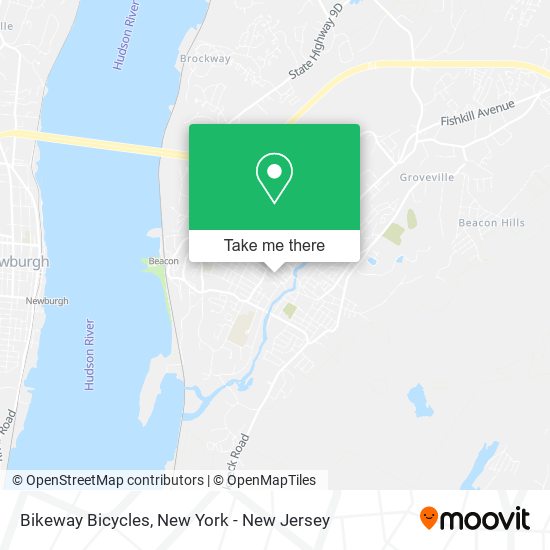 Bikeway Bicycles map