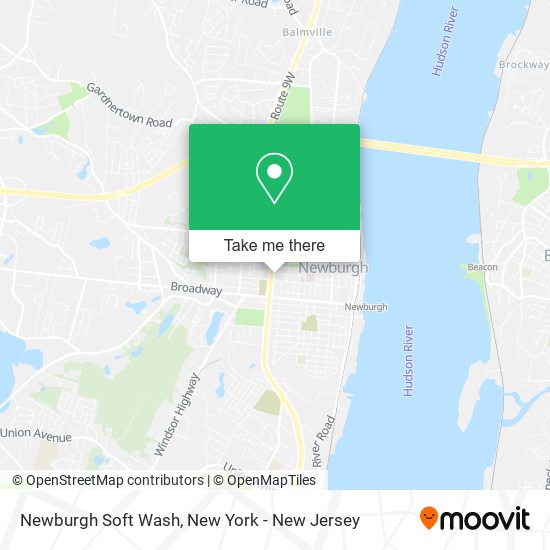 Newburgh Soft Wash map