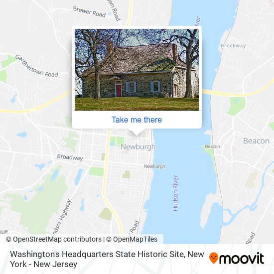 Washington's Headquarters State Historic Site map