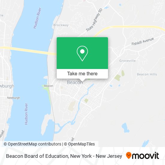 Beacon Board of Education map