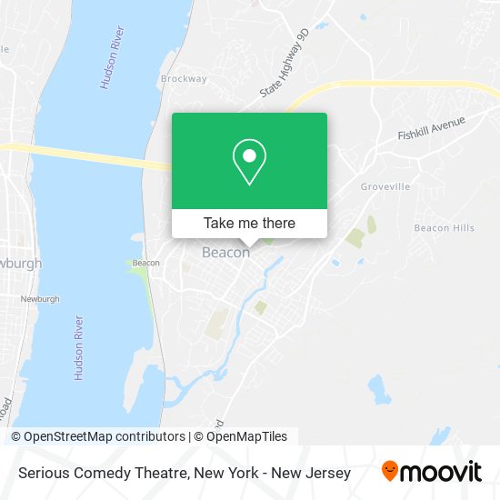 Serious Comedy Theatre map