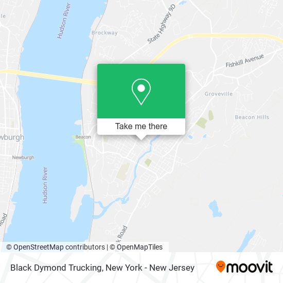 Black Dymond Trucking map