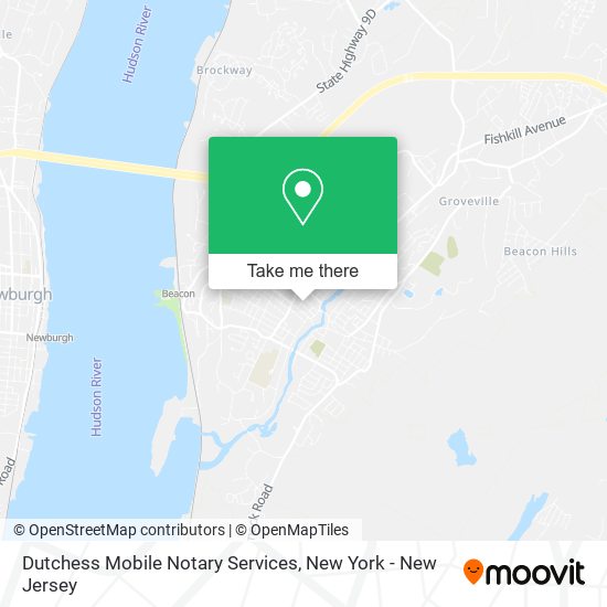 Mapa de Dutchess Mobile Notary Services
