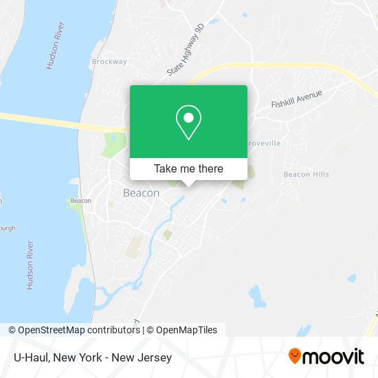 U-Haul map