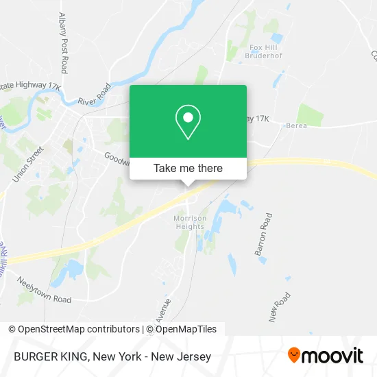 BURGER KING map
