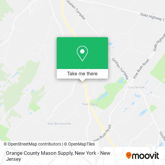 Mapa de Orange County Mason Supply