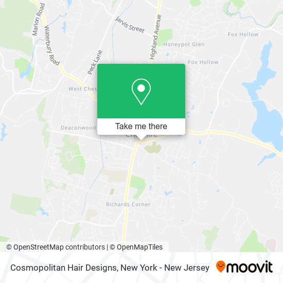 Cosmopolitan Hair Designs map