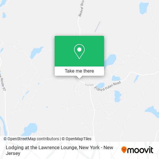 Lodging at the Lawrence Lounge map