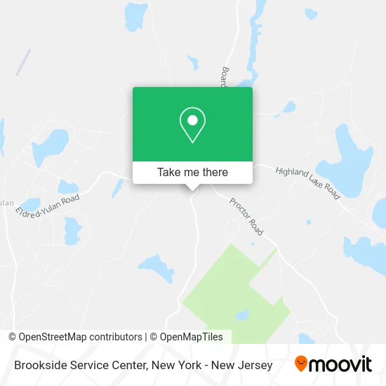 Brookside Service Center map