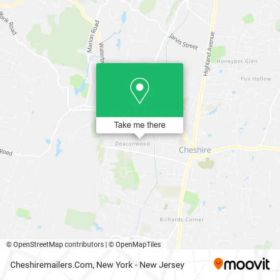 Mapa de Cheshiremailers.Com