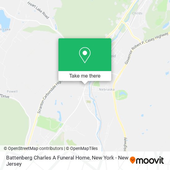 Mapa de Battenberg Charles A Funeral Home