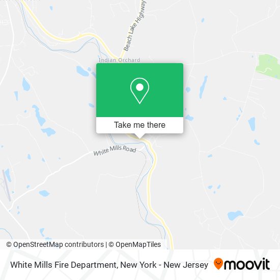 Mapa de White Mills Fire Department