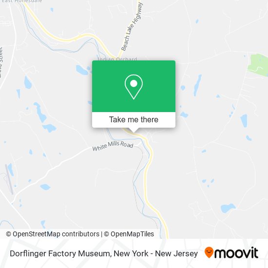 Mapa de Dorflinger Factory Museum